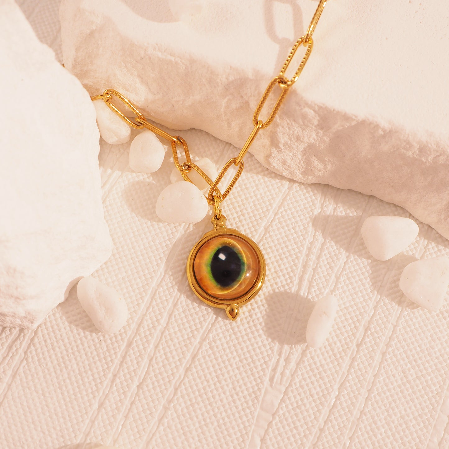 Custom Pet Eye Necklace