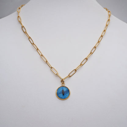 Custom Pet Eye Necklace