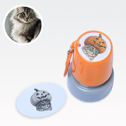 Custom Pet Stamp Hallowen Edition