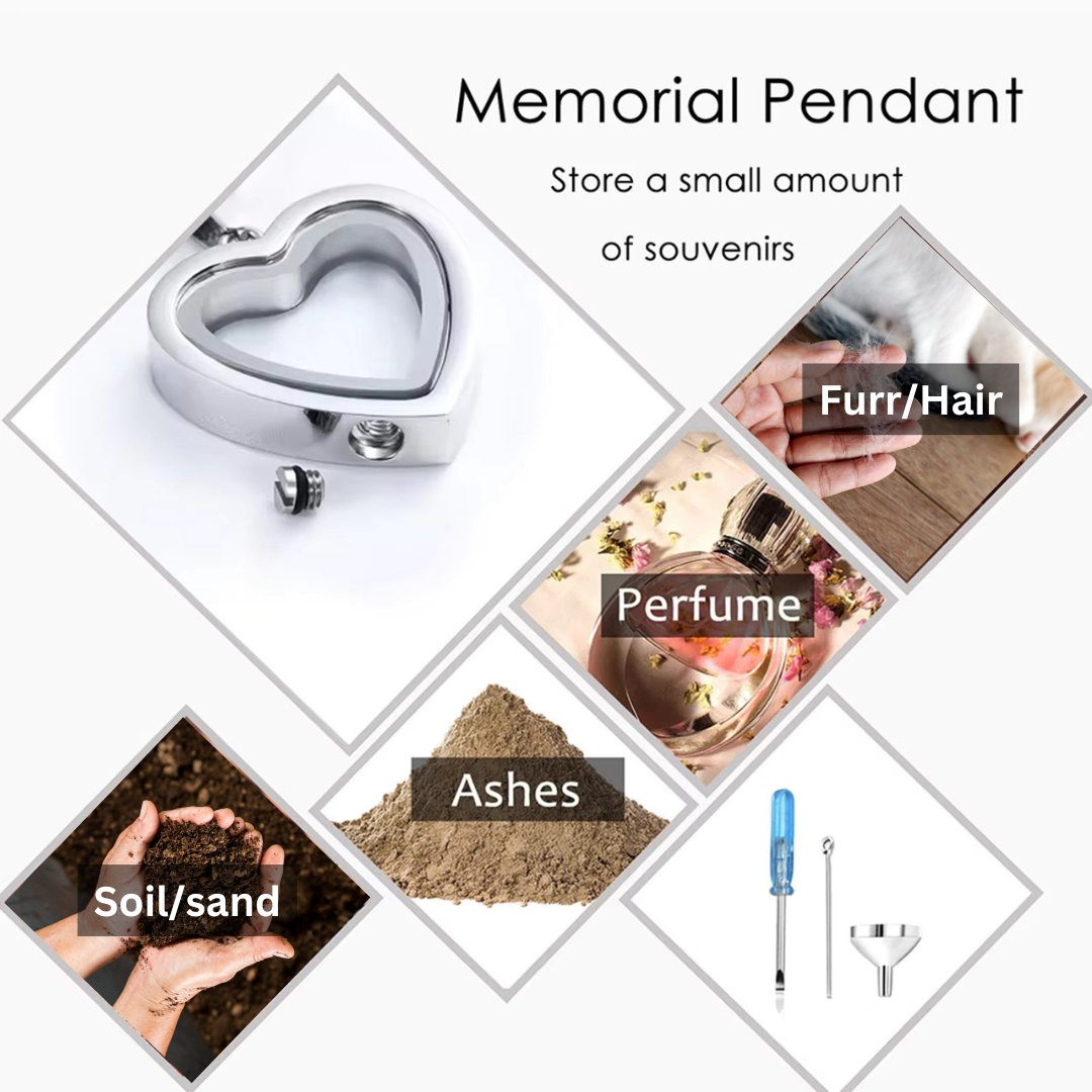 Petomized Memorial Urn Pendant