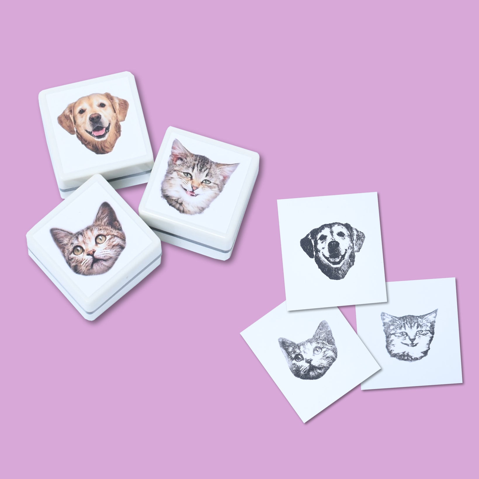 Custom Round Pet Stamp Pro - Pet Stamp Store