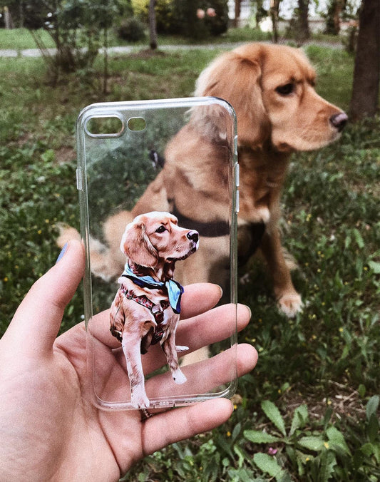 Custom Transparent Pet Phone Case - Pet Stamp Store