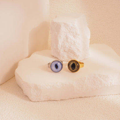 Pet Eye Adjustable Ring - Pet Stamp Store